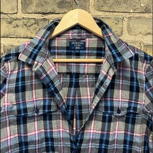 Sporting life flannel campfire shirt size medium